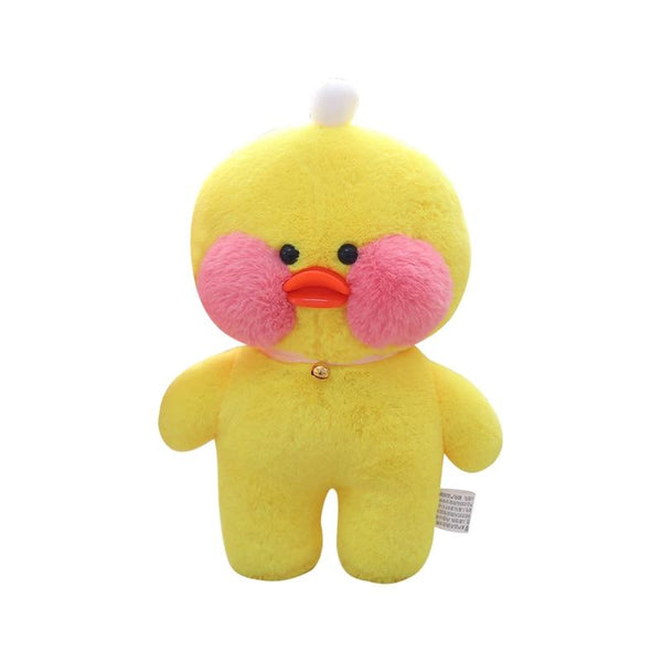 Planet Gates 30cm Cartoon Cute LaLafanfan Cafe Duck Plush Toy Stuffed Soft Kawaii Duck Doll Animal Pillow Birthday Gift for Kids Children