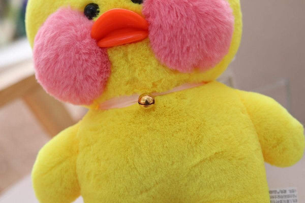 Planet Gates 30cm Cartoon Cute LaLafanfan Cafe Duck Plush Toy Stuffed Soft Kawaii Duck Doll Animal Pillow Birthday Gift for Kids Children