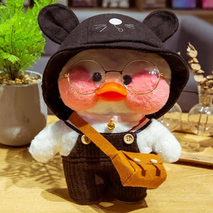 Planet Gates 30CM Cartoon LaLafanfan Duck Plush Toy Stuffed Soft Kawaii Cute Animal Dolls Korean Acid Yellow Ducks Kids Girls Birthday Gifts