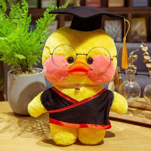 Planet Gates 30CM Cartoon LaLafanfan Duck Plush Toy Stuffed Soft Kawaii Cute Animal Dolls Korean Acid Yellow Ducks Kids Girls Birthday Gifts