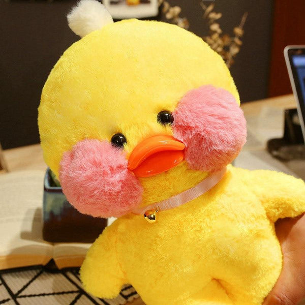 Planet Gates 30cm Cute Plush LaLafanfan Cafe Duck Lovely Cartoon Plush Toy Stuffed Soft Kawaii Duck Doll Animal Pillow For Children Gifts