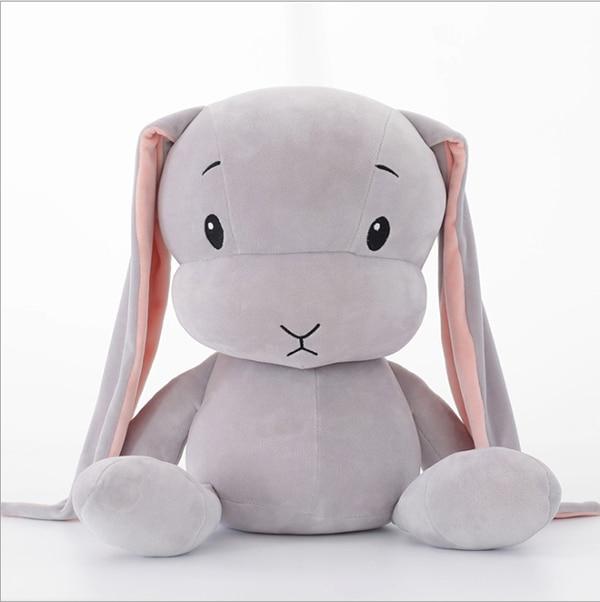 Planet Gates 30CM / gray 30CM Cute rabbit plush toys Bunny Stuffed &Plush Animal Baby Toys doll baby accompany sleep toy gifts For kids WJ491