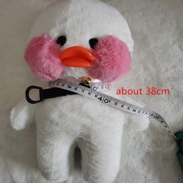 Planet Gates 30cm Kawaii Plush Yellow Duck Stuffed Animals Hyaluronic Acid Duck Lalafanfan Duck Clothes Accessories Toys for Girls Kids Gifts