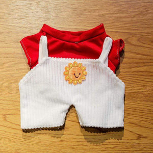 Planet Gates 30cm Kawaii Plush Yellow Duck Stuffed Animals Hyaluronic Acid Duck Lalafanfan Duck Clothes Accessories Toys for Girls Kids Gifts