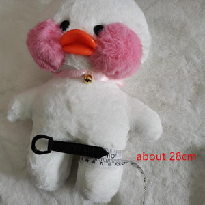Planet Gates 30cm Kawaii Plush Yellow Duck Stuffed Animals Hyaluronic Acid Duck Lalafanfan Duck Clothes Accessories Toys for Girls Kids Gifts