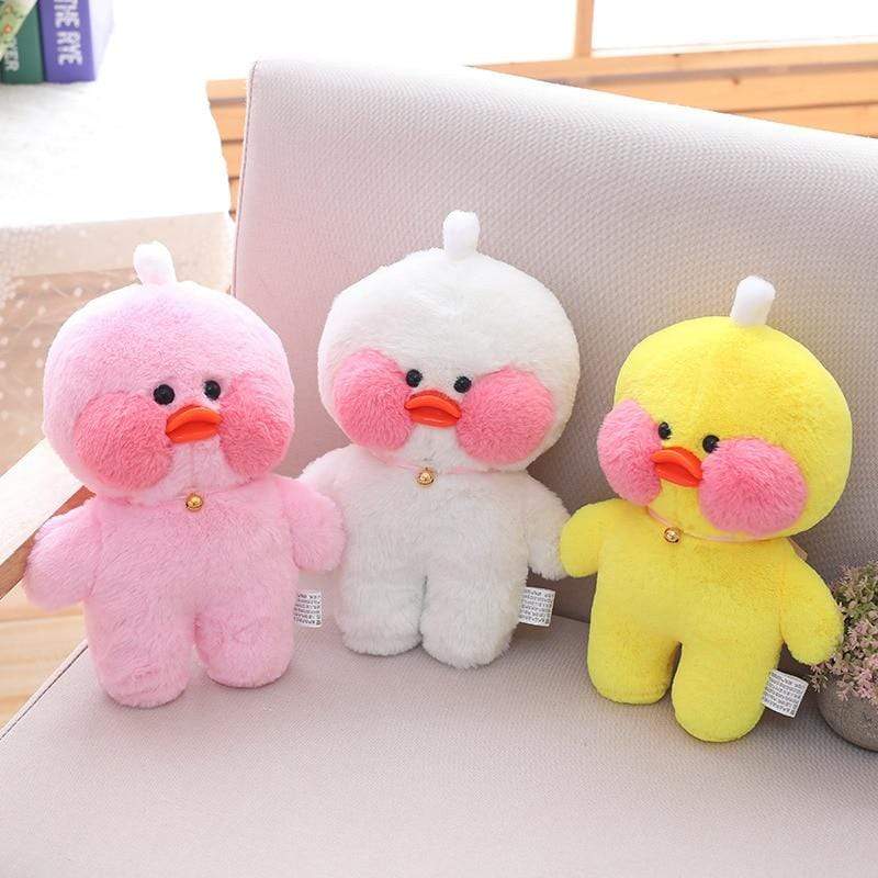 Planet Gates 30cm Lovely LaLafanfan Cafe Duck Plush Cartoon Toys Stuffed Duck Dolls Soft Animal Pillow for Kids Children Girls Birthday Gifts