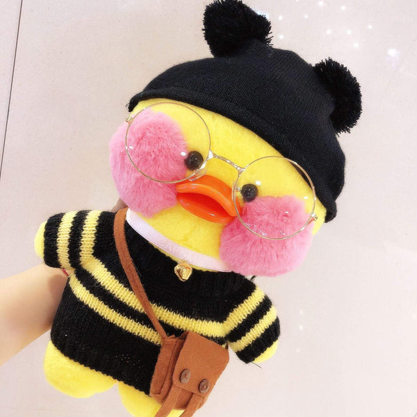 Planet Gates 30CM Pink LaLafanfan Kawaii Cafe Mimi Yellow Duck Plush Toy Cute Stuffed Doll Soft Animal Dolls Kids Toys Birthday Gift for girl