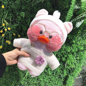 Planet Gates 30CM Pink LaLafanfan Kawaii Cafe Mimi Yellow Duck Plush Toy Cute Stuffed Doll Soft Animal Dolls Kids Toys Birthday Gift for girl