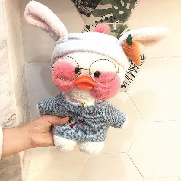 Planet Gates 30CM Pink LaLafanfan Kawaii Cafe Mimi Yellow Duck Plush Toy Cute Stuffed Doll Soft Animal Dolls Kids Toys Birthday Gift for girl