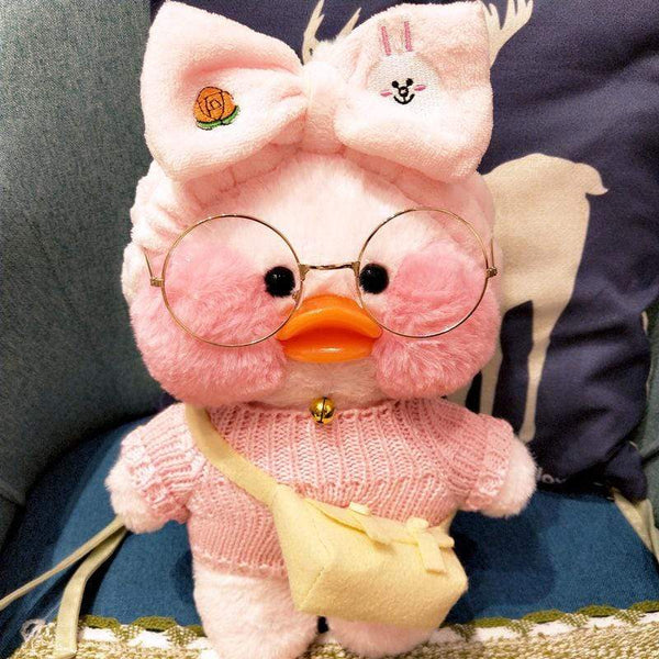 Planet Gates 30CM Pink LaLafanfan Kawaii Cafe Mimi Yellow Duck Plush Toy Cute Stuffed Doll Soft Animal Dolls Kids Toys Birthday Gift for girl