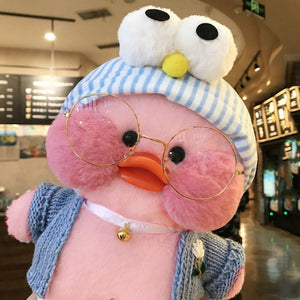 Planet Gates 30CM Pink LaLafanfan Kawaii Cafe Mimi Yellow Duck Plush Toy Cute Stuffed Doll Soft Animal Dolls Kids Toys Birthday Gift for girl