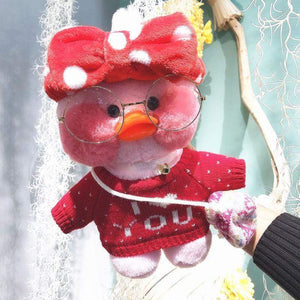 Planet Gates 30CM Pink LaLafanfan Kawaii Cafe Mimi Yellow Duck Plush Toy Cute Stuffed Doll Soft Animal Dolls Kids Toys Birthday Gift for girl