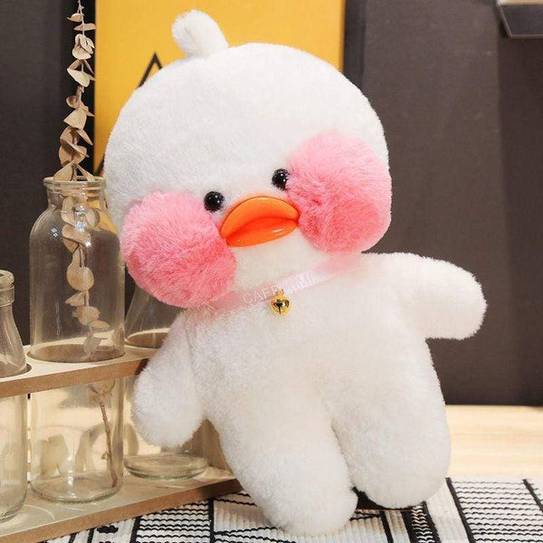 Planet Gates 30cm Pink LaLafanfan Kawaii Cafe Mimi Yellow Duck Plush Toy Cute Stuffed Doll Soft Animal Dolls Kids Toys Birthday Gift for girl