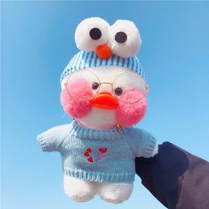 Planet Gates 30CM Pink LaLafanfan Kawaii Cafe Mimi Yellow Duck Plush Toy Cute Stuffed Doll Soft Animal Dolls Kids Toys Birthday Gift for girl