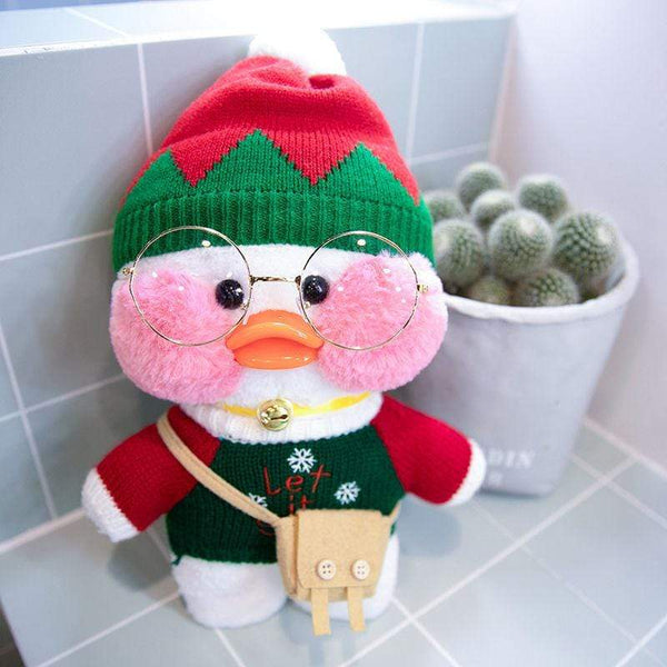 Planet Gates 30CM Pink LaLafanfan Kawaii Cafe Mimi Yellow Duck Plush Toy Cute Stuffed Doll Soft Animal Dolls Kids Toys Birthday Gift for girl