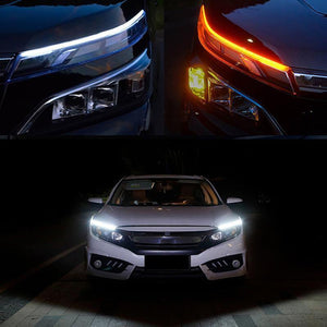 Planet Gates 30cm / single White 2x Ultrafine 45cm 60cm drl LED Flexible Tube Style Daytime Running Lights Tear Strip Car Headlight Turn Signal Angel Eyes