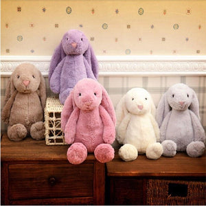 Planet Gates 30cm Stuffed Long Ear Rabbit Soft Plush Toys Sleeping Cute Bunny Cartoon Animal Dolls Children Baby Birthday Gift