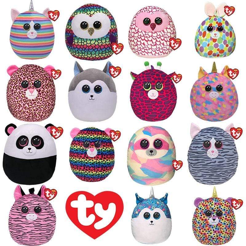 Planet Gates 30cm Ty Big Eyes Beanie The Pastel Sloth Plush Stuffed Cooper Pillow Animal Collectible Toy Christmas Birthday Gift For Children