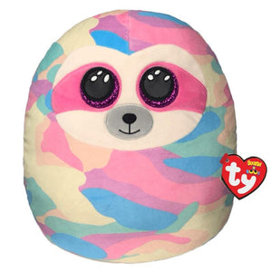 Planet Gates 30cm Ty Big Eyes Beanie The Pastel Sloth Plush Stuffed Cooper Pillow Animal Collectible Toy Christmas Birthday Gift For Children