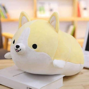Planet Gates 30CM / Yellow 30/45/60cm Cute Corgi Dog Plush Toy Stuffed Soft Animal Cartoon Pillow Lovely Christmas Gift for Kids Kawaii Valentine Present