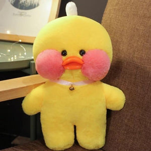 Planet Gates 30cm / Yellow Duck Plush Clothes Plushie Soft Figures Plush Yellow Pink White 30CM Cute LaLafanfan Duck Ins Animal Doll Toys Gifts For Girls