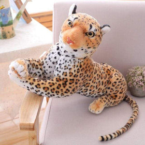 Planet Gates 30cm / yellow lephord 30-110cm Lifelike Tiger Plush Toy Stuffed Wild Force Forest Animals Simulation White Tiger Jaguar Doll Kid Birthday Gift for Boy
