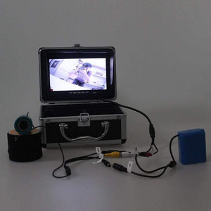 Planet Gates 30M 1000TVL Fish Finder Underwater Fishing Camera 7" Video  Monitor AntiSunshine Shielf Sunvisor Infrared IR LED