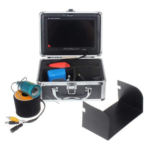 Planet Gates 30M 1000TVL Fish Finder Underwater Ice Sea Fishing 7" Video Camera Monitor AntiSunshine Shielf Sunvisor IR LED