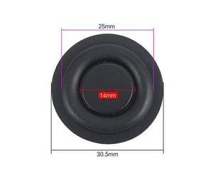 Rubber Bass Radiator Passive Radiator Speaker Woofer Vibration Membrane 30.5MM 40MM 50MM 75MM 85MM NEW 2PCS