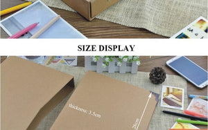 30Pages Blank/Loose-leaf Photo Album Scarpbook Handmade/Wedding/DIY/Self-Adhesive/Paper Photo Album Cover Kraft Album For Photos