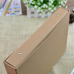 30Pages Blank/Loose-leaf Photo Album Scarpbook Handmade/Wedding/DIY/Self-Adhesive/Paper Photo Album Cover Kraft Album For Photos