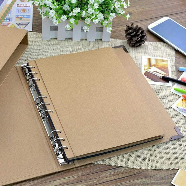 30Pages Blank/Loose-leaf Photo Album Scarpbook Handmade/Wedding/DIY/Self-Adhesive/Paper Photo Album Cover Kraft Album For Photos