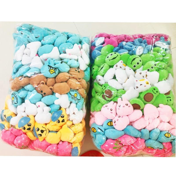 Planet Gates 30PC Mini 6 * 4CM Small Soft Stuffed Animal Plush Toy Doll vending machine Toy Rabbit Bear frog Small Toys Baby kids Gifts