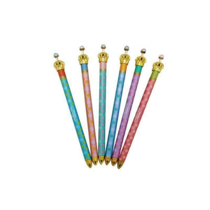 Planet Gates 30pcs/lot Creative  Sweet Metal Crown series Mechanical pencil Princess Pen For Kids Writing School Supplies Stationery
