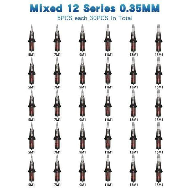 Planet Gates 30PCS Mixed Needle 2 Professional Tattoo Machine Kit Tattoo Power Supply Rotary Pen With Cartridges Needle Tattoo Pen For Tattoo Beginners Artist