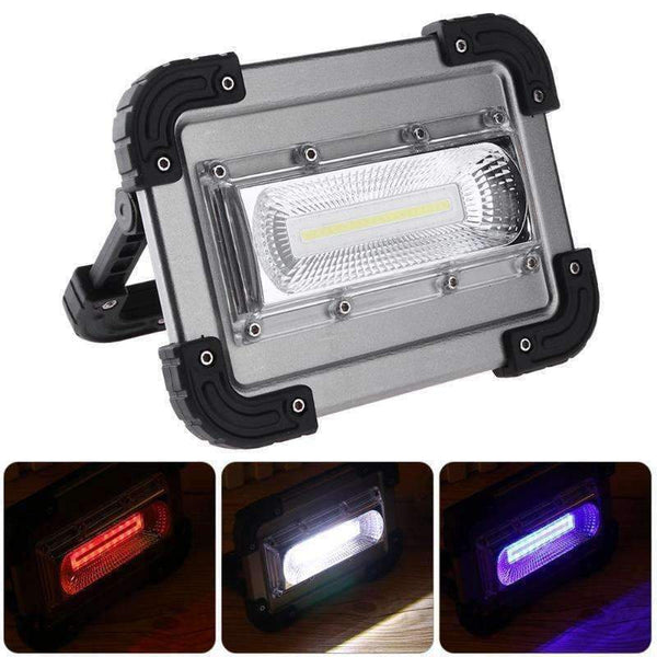 Planet Gates 30W COB LED Work Light Portable Lawn Lamp Flashlight High Power 2400LM Outdoor Hiking Camping Tent Light Searchlight Waterproof