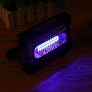 Planet Gates 30W COB LED Work Light Portable Lawn Lamp Flashlight High Power 2400LM Outdoor Hiking Camping Tent Light Searchlight Waterproof