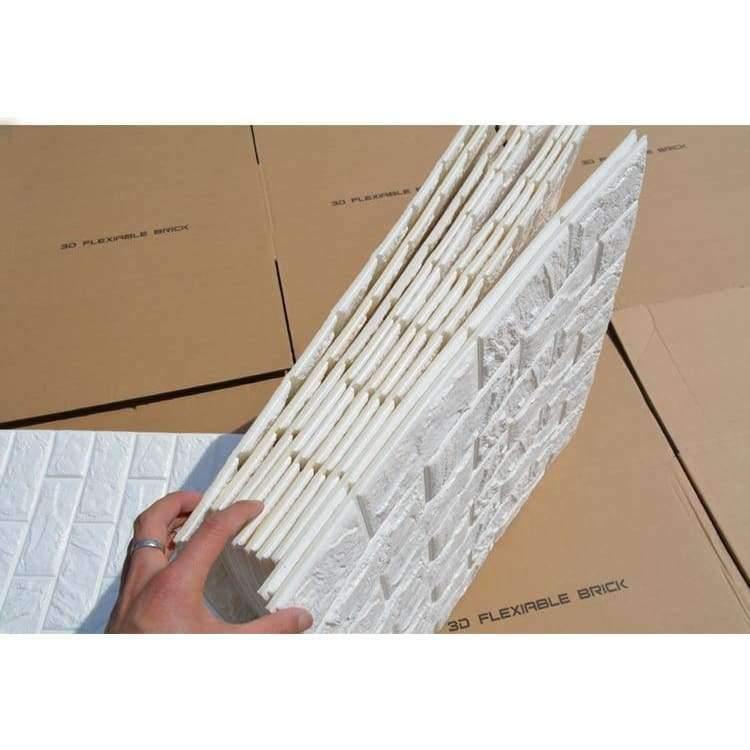 Planet Gates 30x60cm  PE Foam red 3D Wall paper Safty Home Decor Wallpaper DIY Wallpaper Brick Living Room Kids Bedroom Decorative Sticker