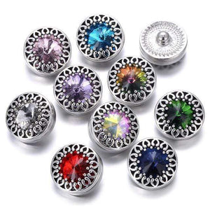 Planet Gates 31 6pcs/lot New Snaps Jewelry High Quality Love Heart  18mm Metal Snap Buttons DIY Charms Button Jewerly