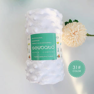 Planet Gates 31 / 70x100cm 70x100cm Minky Fabric For Sewing 30 Colors Super Soft Minky Dot Plush Fabric Eco-Friendly Polyester Handwork Fabric