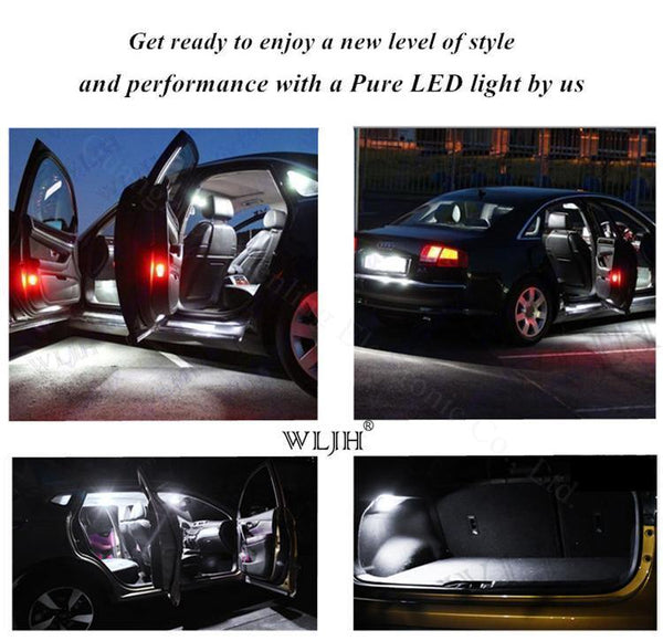 Planet Gates 31mm 2x Canbus LED Light Bulb C5W C10W 31mm 36mm 39mm 41mm SV8.5 4014 SMD Auto Led Lamp Car Interior Dome Map License Plate Light