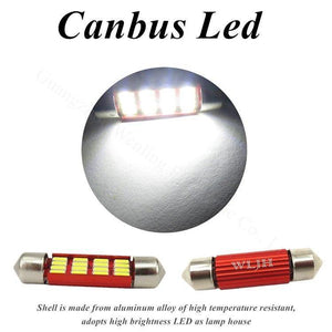 Planet Gates 31mm 2x Canbus LED Light Bulb C5W C10W 31mm 36mm 39mm 41mm SV8.5 4014 SMD Auto Led Lamp Car Interior Dome Map License Plate Light