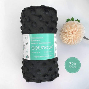 Planet Gates 32 / 70x100cm 70x100cm Minky Fabric For Sewing 30 Colors Super Soft Minky Dot Plush Fabric Eco-Friendly Polyester Handwork Fabric