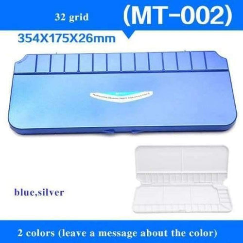 Planet Gates 32 grid Moisturizing Water Color Painting Palette Professional Plastic Watercolor Art Palette Supplies paleta acuarela