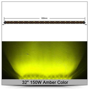 Planet Gates 32 Inch 150W Amber / China 6D Lens 150W 120W 90W 20 Inch Led Bar Offroad Light For Auto 12V 24V ATV 4x4 Off road Car Work Lights Driving Lamps