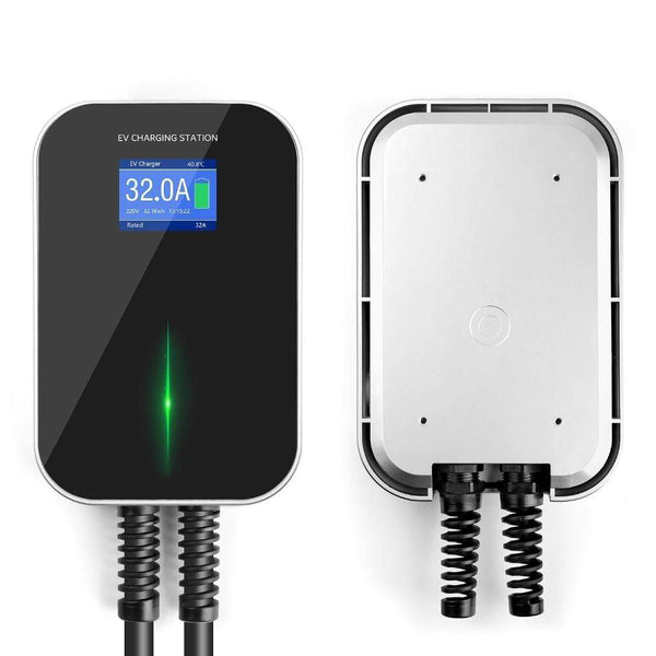 Planet Gates 32A 1Phase EVSE Wallbox EV Charger Electric Vehicle Charging Station with Type 2 Cable IEC 62196-2 Waterproof For Audi For Benz