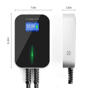 Planet Gates 32A 1Phase EVSE Wallbox EV Charger Electric Vehicle Charging Station with Type 2 Cable IEC 62196-2 Waterproof For Audi For Benz