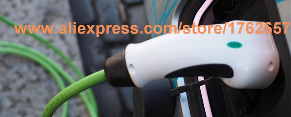 Planet Gates 32A 22kw EV plug IEC62196 3-phase electric vehicle charging station charger Type2 to Type 2 green cable Mennekes female to male