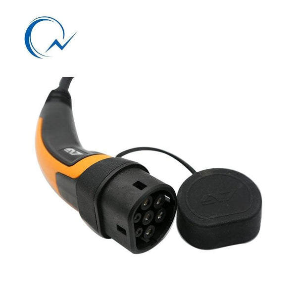 Planet Gates 32A EV Charger Cable 7KW Type 2 to Type 2 IEC 62196 EV Charging Plug With 5 Meter Spiral cable TUV/UL Mennekes 2 Connector
