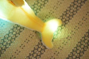 Planet Gates 32cm Creative Luminous Plush Dolphin Doll Glowing Pillow, Colorful LED Light  Animal Toys Kids Children's Gift YYT220